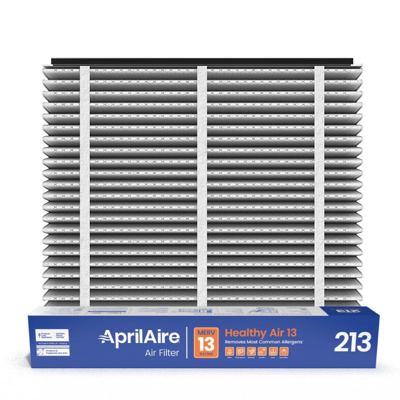 AprilAire 213 Replacement Filter for AprilAire Whole House Air Purifiers - MERV 13, Healthy Home Allergy, 20x25x4 Air Filter (Pack of 2) - Image 1